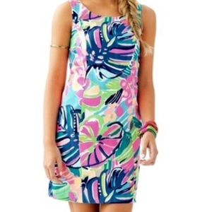 Lilly Pulitzer Cathy shift dress exotic garden